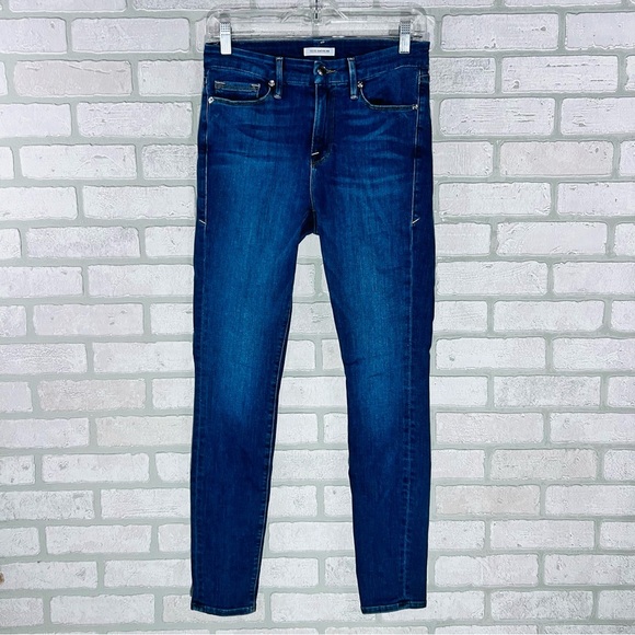 Good American Good Legs Skinny Jeans in Blue 004 Size 6/28 - Picture 5 of 11